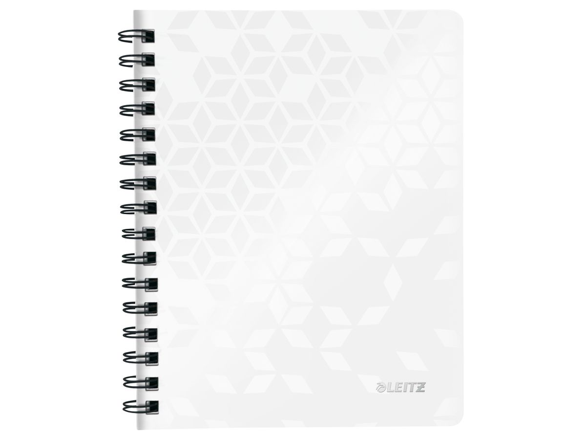LEITZ Collegeblock WOW PP A5 4639-00-01 bianco rigato (4002432121342)