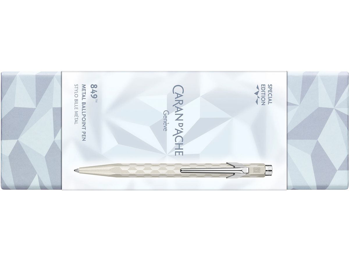 CARAN D'ACHE Kugelschreiber 849 NM0849.125 Alpine Frost, weiss (7630002360821)