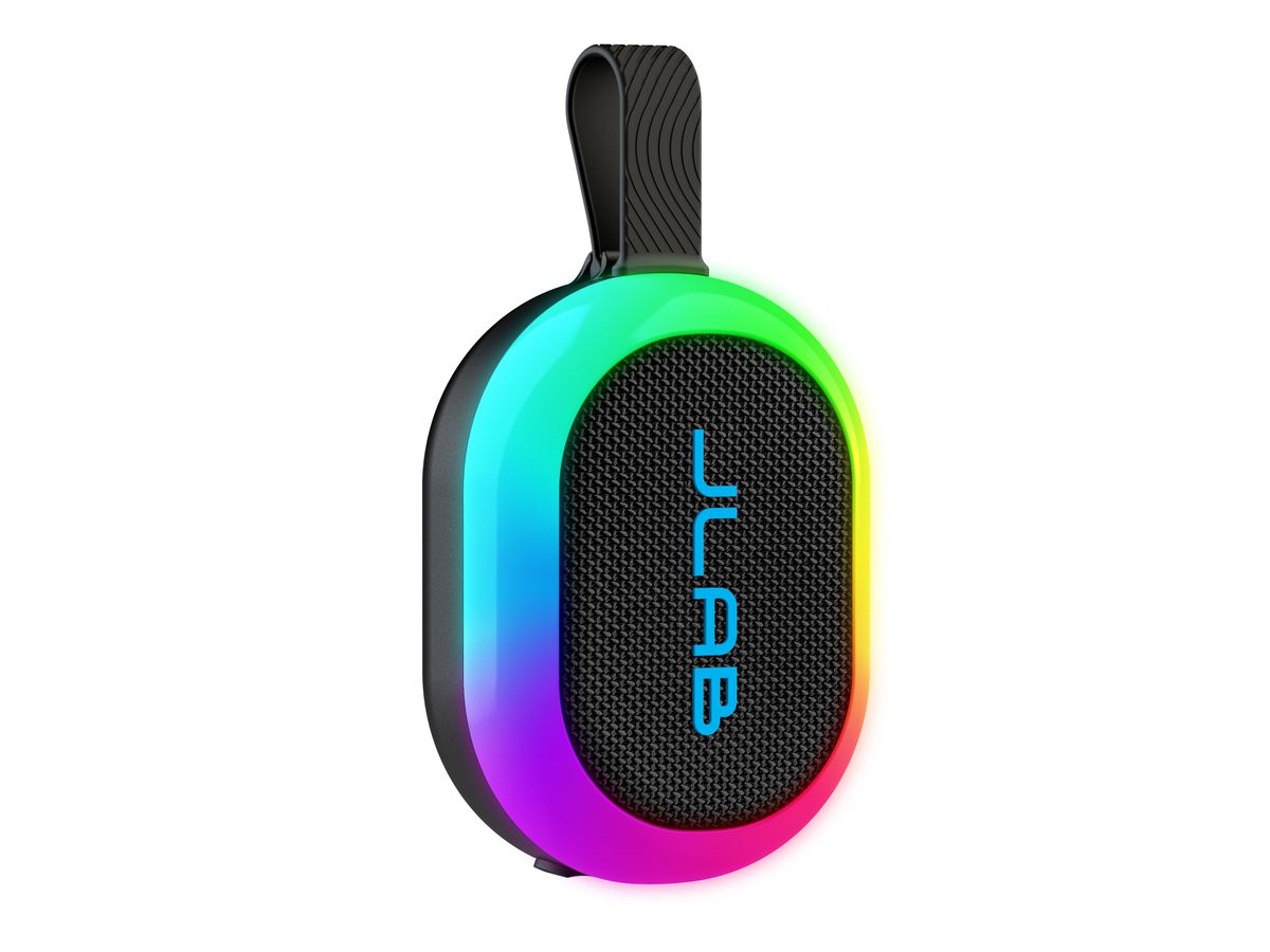 JLAB POP Party Portable Speaker IEUSBPOPRBLK123 Wireless, Black (0810119073792)