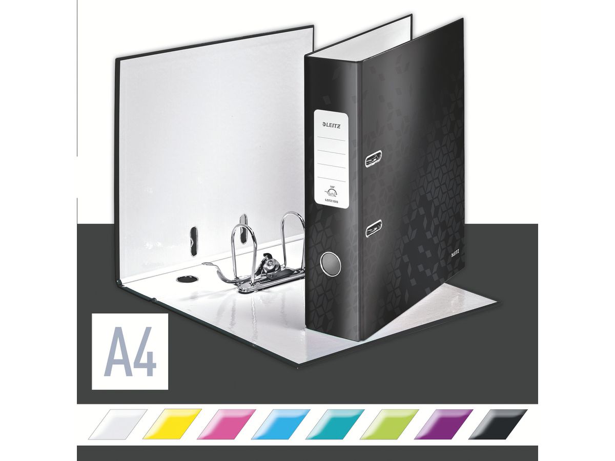 LEITZ Raccoglitore WOW 8cm 1005-00-95 nero A4 (4002432120413)