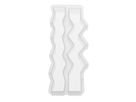 GLOREX Moule bougie 23x2.8x2.5cm 69732093 vague zigzag (7610877601731)