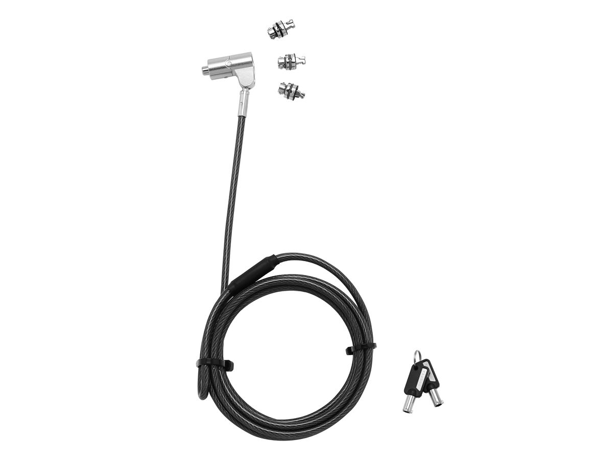 DICOTA Universal Security Cable Lock D31700 Masterkeyed anthracite (7640158668788)