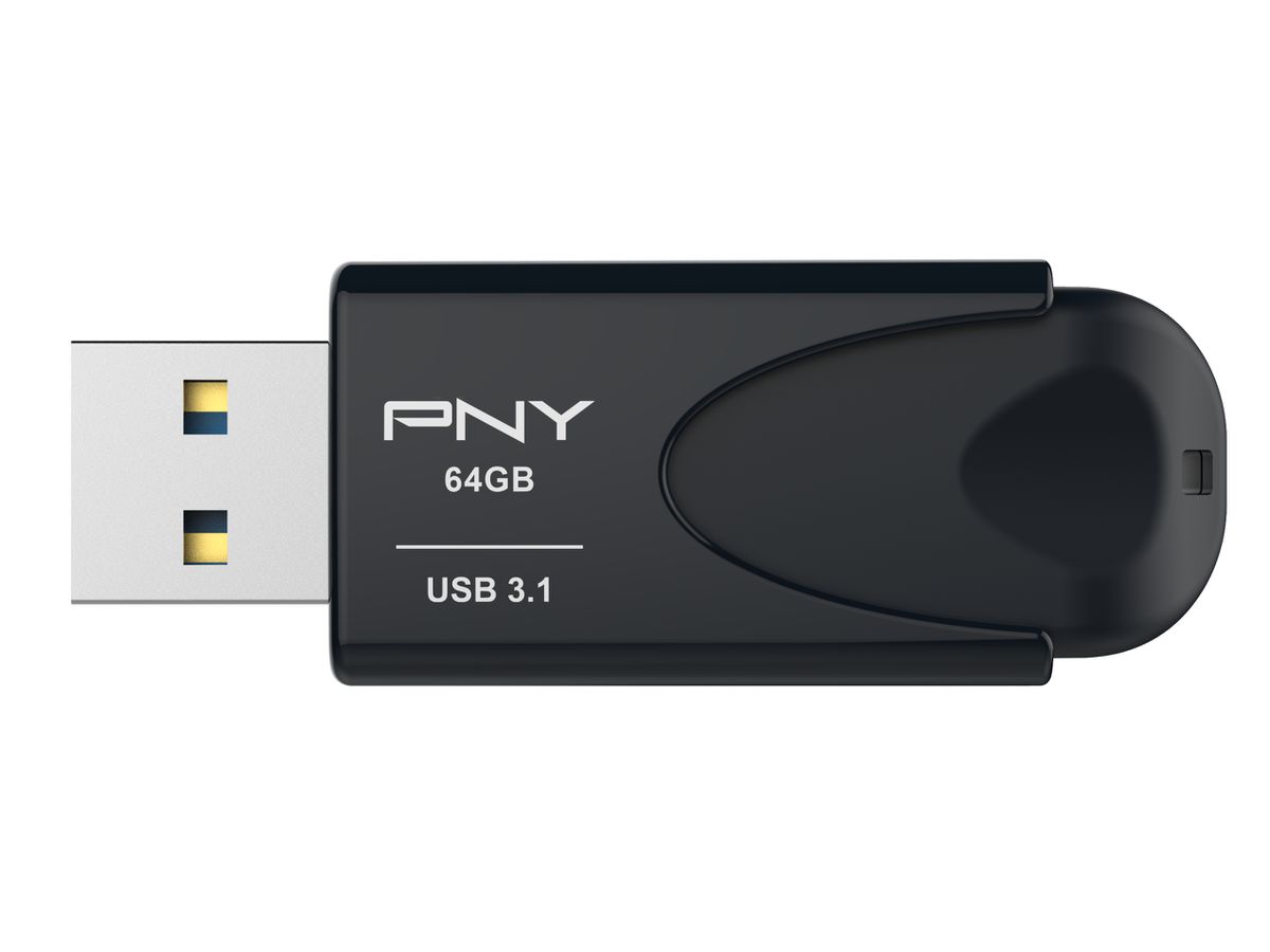 PNY Attaché 4 3.1 64GB USB 3.1 FD64GATT431KK-EF (3536403372866)