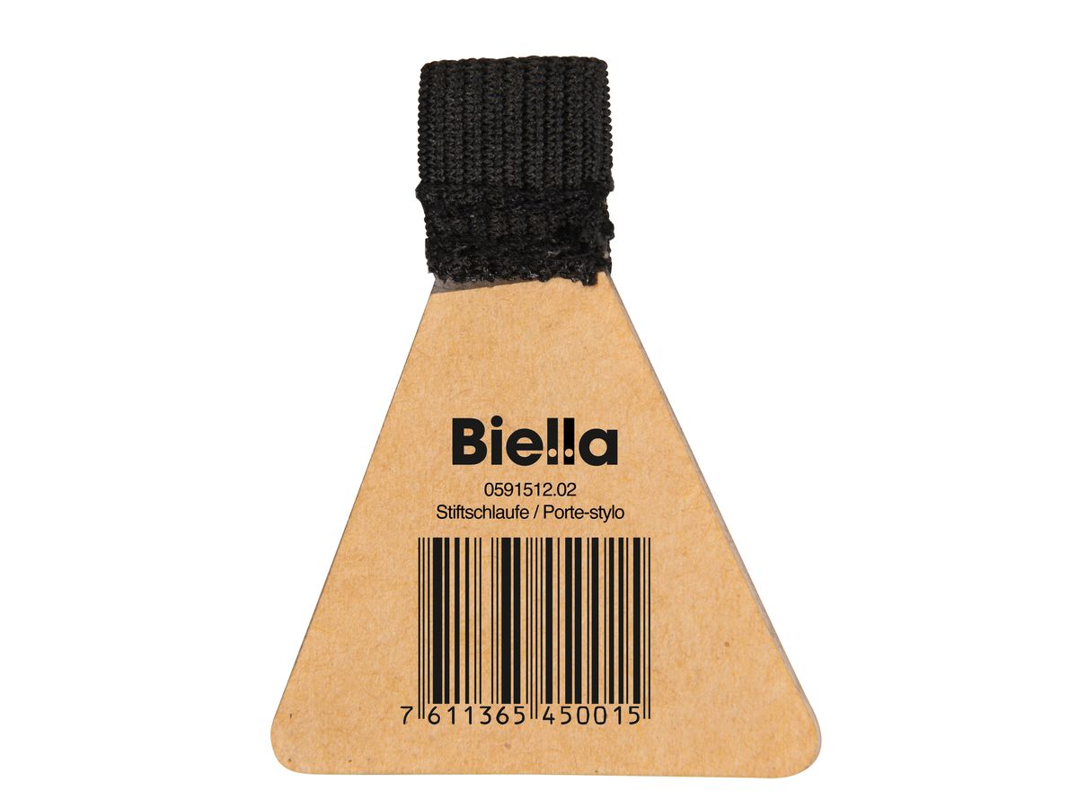 BIELLA Tirante 15x12mm 59151202U nero autoadesivo (7611365450015)