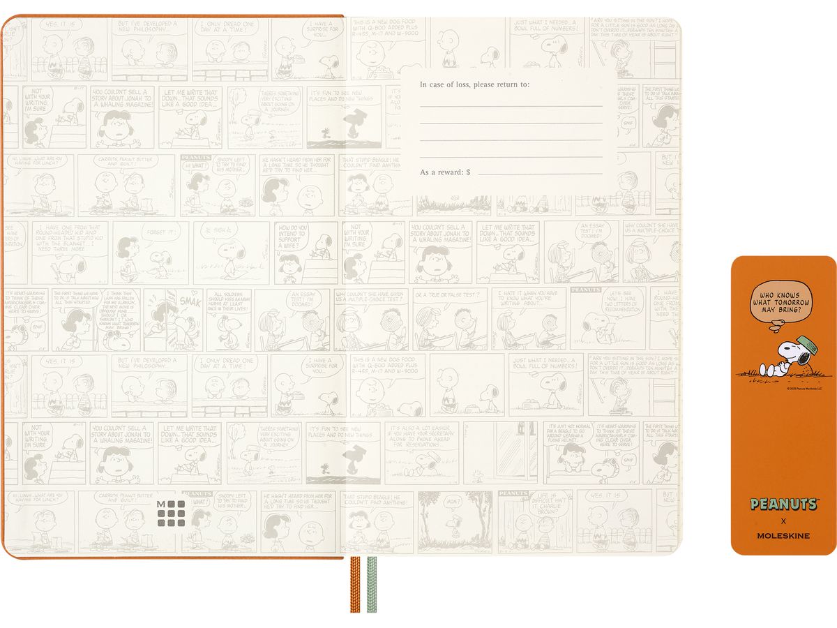 MOLESKINE Agenda Peanuts Large 2026 DHPE12WN3Y26 1S/2P arancio HC 13x21cm (8056999277147)