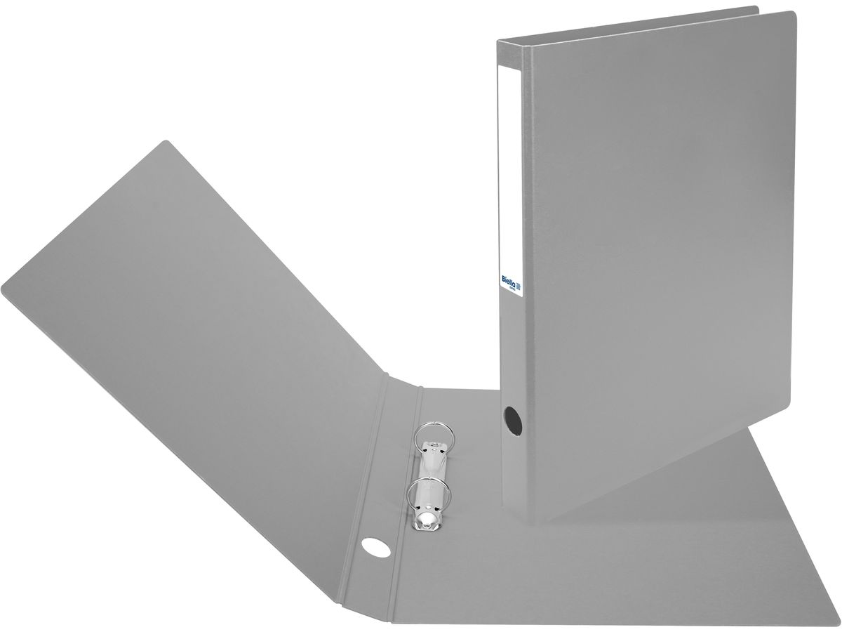 BIELLA Ringbuch Viria 3.1cm 15140325U grau 2-Ring A4 (7611365203895)