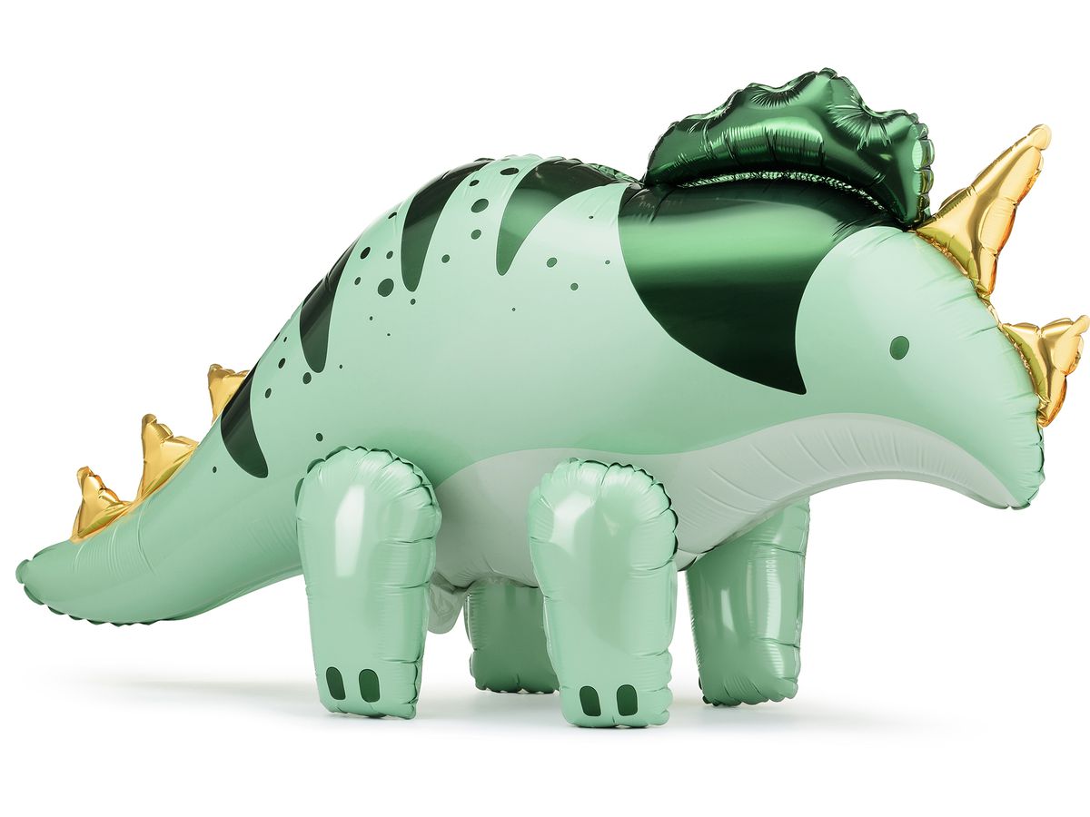 PARTYDECO Ballon en plastique 49cm FB186 Triceratops (5904555013216)