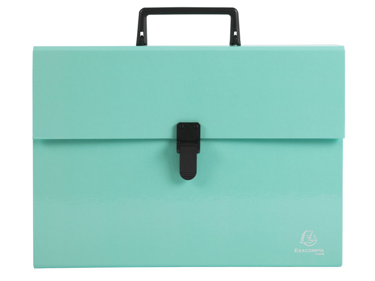 EXACOMPTA Fächermappe Aquarel A4 56763E pastellgrün 18-teilig (3130630567639)