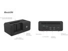 ICY BOX Docking- & Clonestation for IB-2924MSCL-C31 2.5,3.5in SATA & 2x M.2 NVMe (4250078174349)