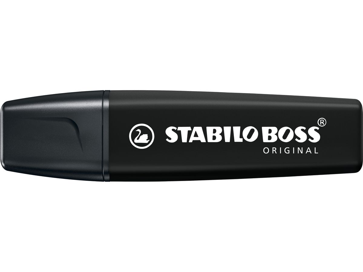 STABILO Boss Surligneur Original 70/46 noir 2-5mm (4006381599771)