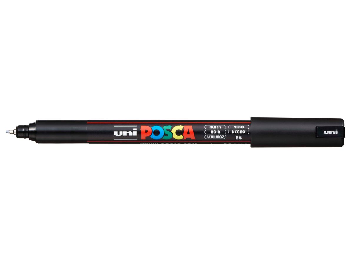 POSCA Fineliner 0.7mm PC-1MR BLACK schwarz (4902778089866)