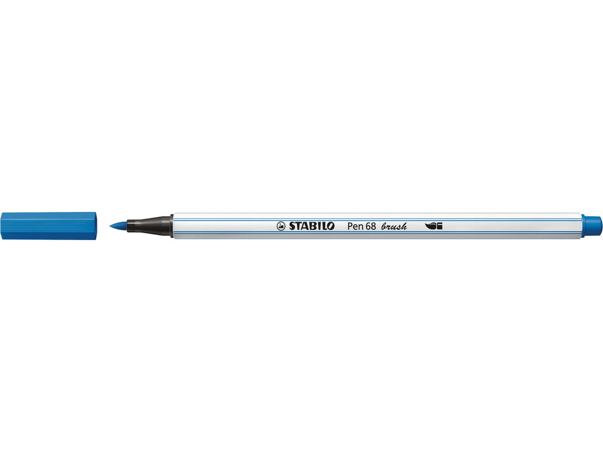 STABILO Fasermaler Pen 68 Brush 568/41 dunkelblau (4006381545792)