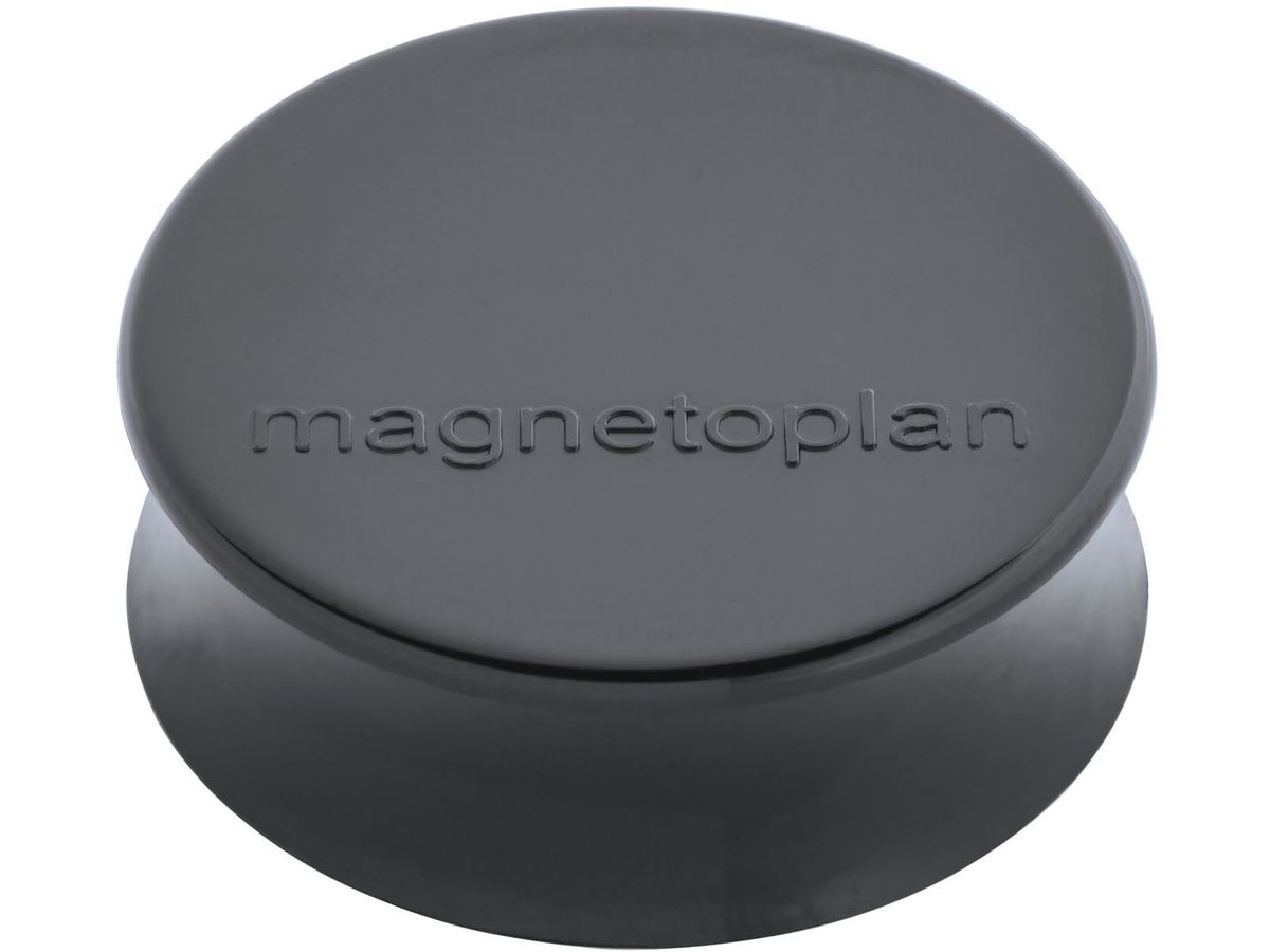 MAGNETOPLAN Aimant Ergo Large 10 pcs. 16650101 gris 34mm (4013695045030)