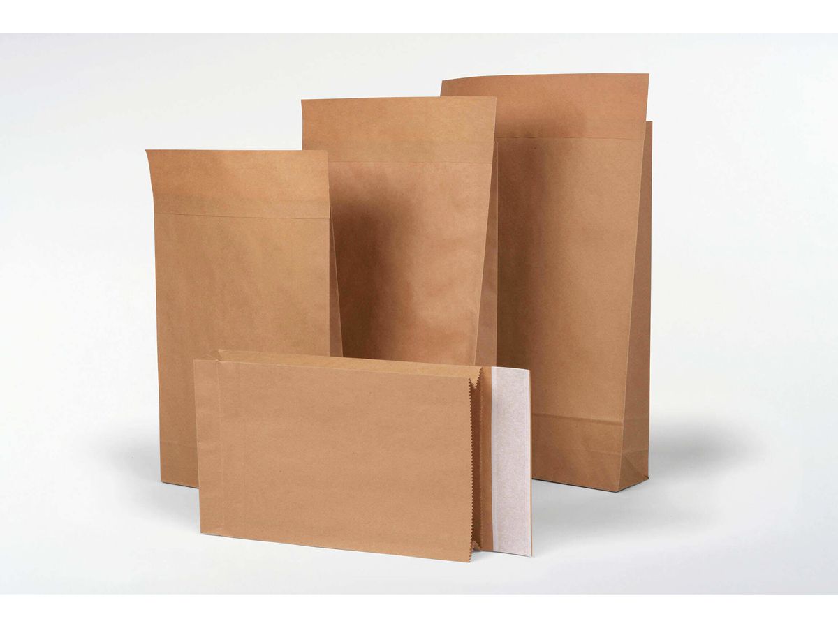 FLEXIPAK Poche à comp. papier Kraft SK 2FVMF001150 brun, 300x80x430mm 200 pcs. (4009445211503)