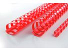 GBC Baguettes de reliure 10mm A4 4028215 rouge, 21 anneaux 100 pcs. (0033816097339)