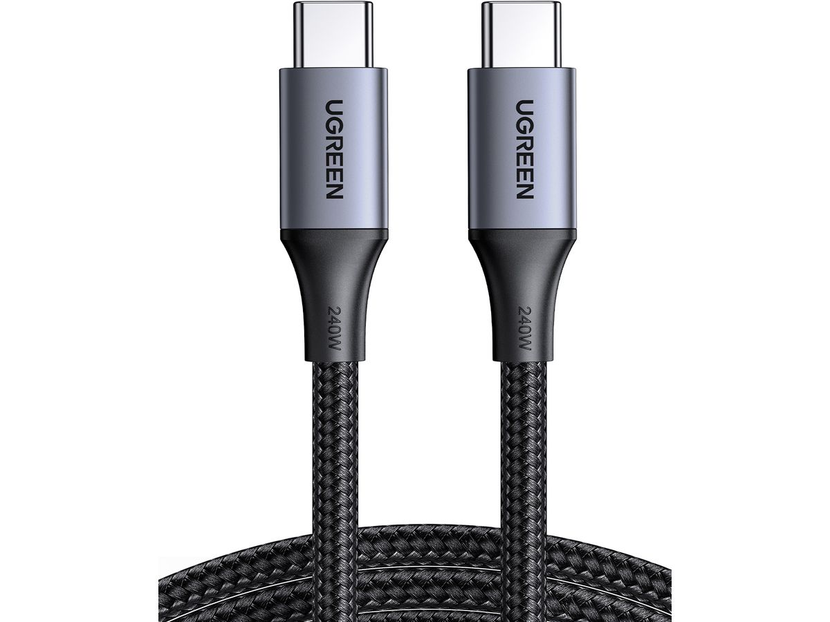 UGREEN Cable USB-C-to-USB-C, PD 3.1 90440 Charging&Data (240W), 2m (6957303894406)