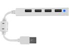 SPEEDLINK SNAPPY USB Slim Hub 2.0 SL140000W 4-port, passive, white (4027301461510)