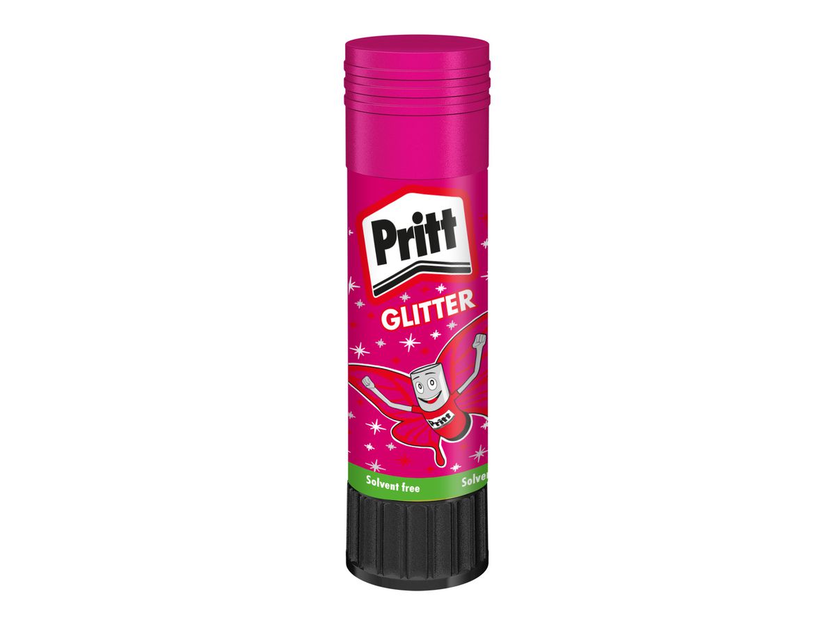 PRITT Klebestift Glitter 20g 900249 rosa, rosso, giallo (4015000435284)