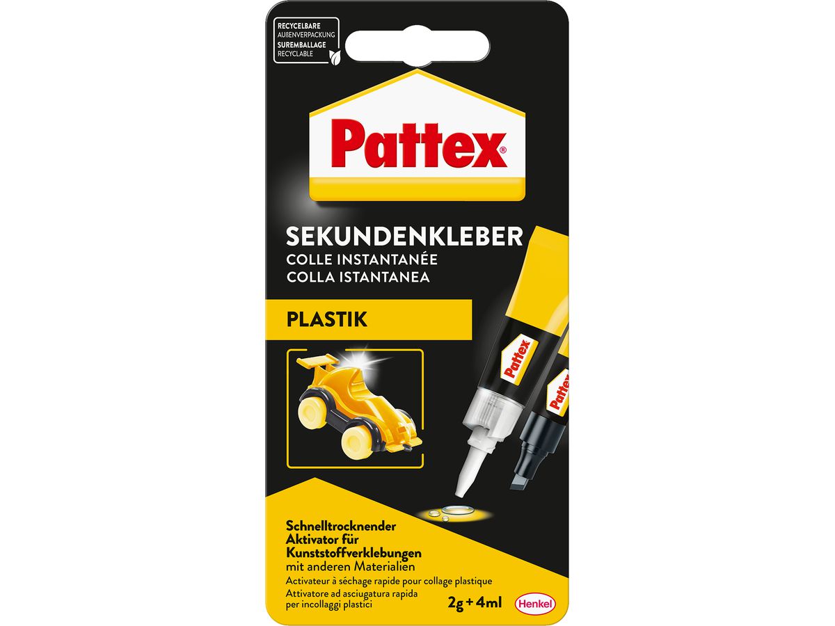 PATTEX Plastix Adesivo istantaneo PSA1C 2g (4015000415095)