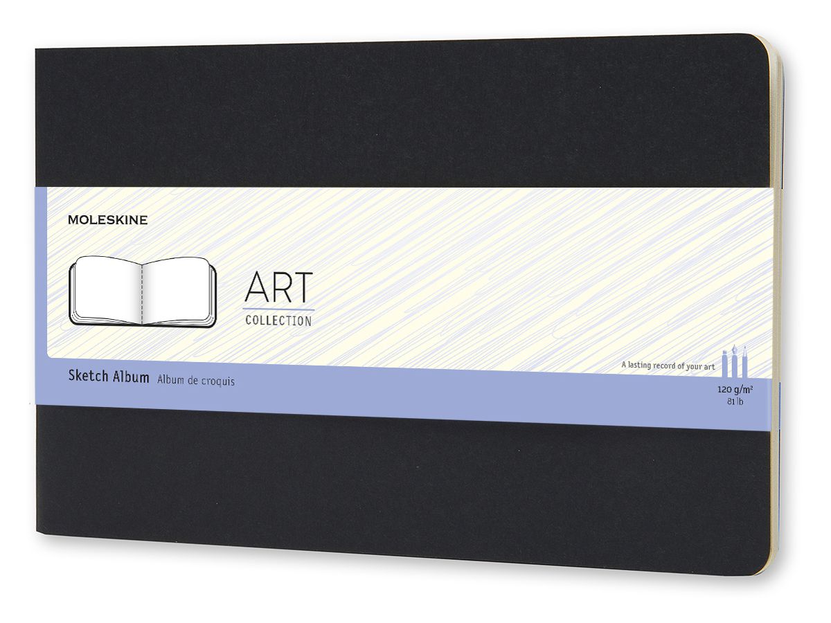 MOLESKINE Skizzenbuch A5 336-4 blanko schwarz (9788867323364)