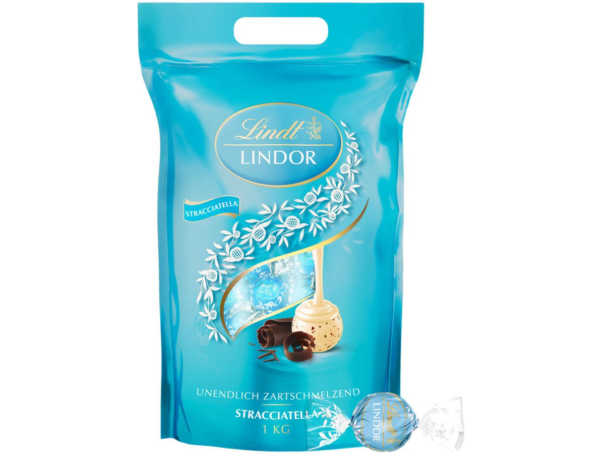 LINDT Lindor Palline 639042 Stracciatella 1000g (4000539499845)