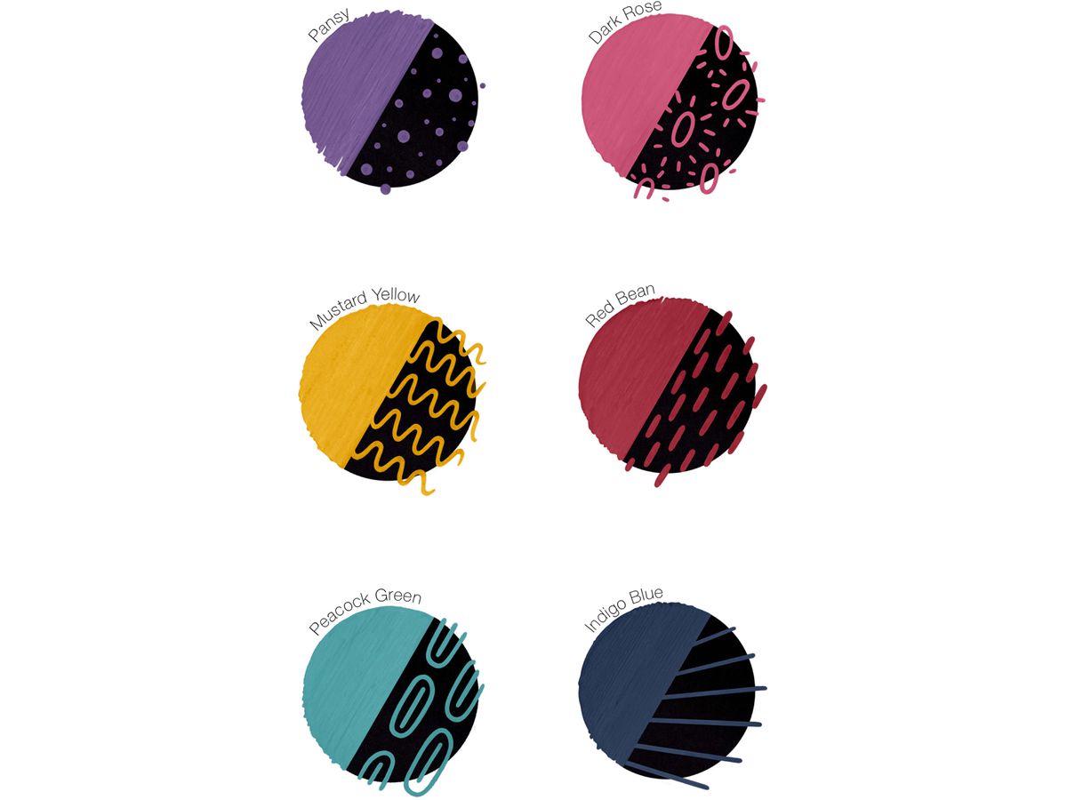 COPIC Marker acrea Set Deep 20077603 6 Farben (4511338064689)