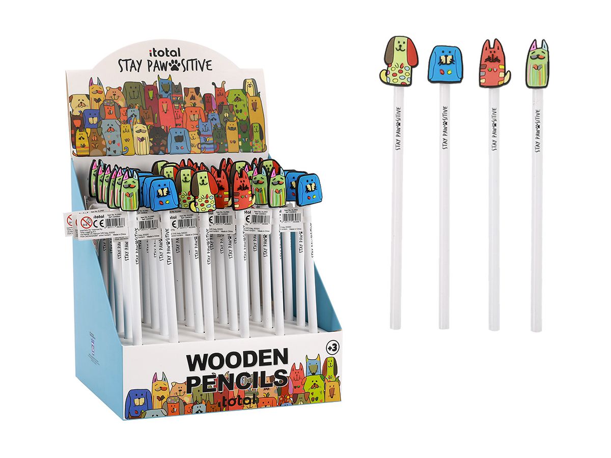 I-TOTAL Crayon Stay Pawsitive XL2163 Gomme 4 ass. (8057711465866)