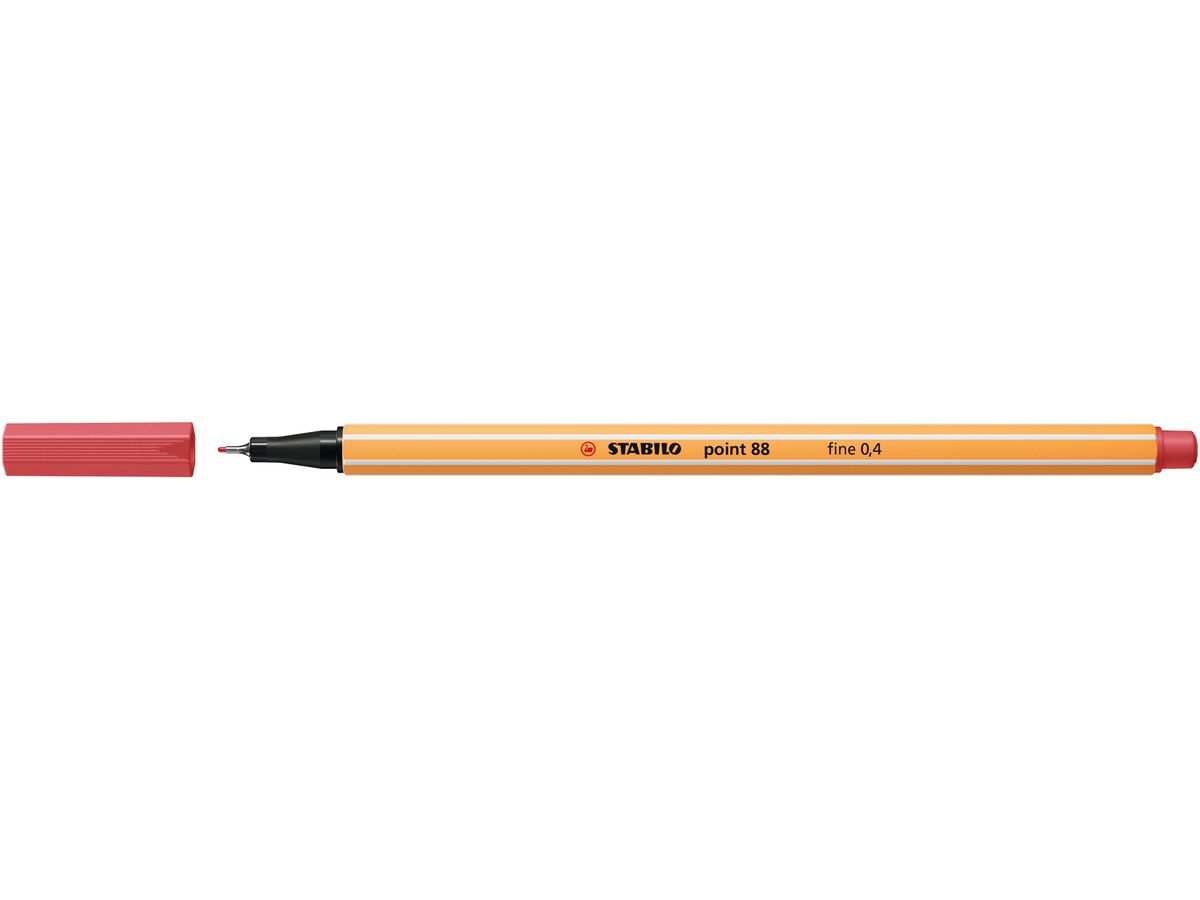 STABILO Fineliner Point 88 0.4mm 88/47 rusty red (4006381574723)