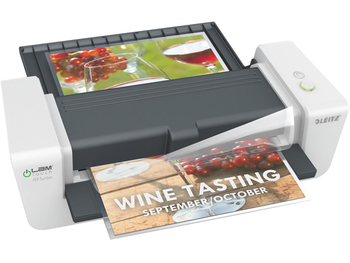 LEITZ Pelicole per laminazione A4 74790000 lucido, 80my 25 pezzi (4002432397631)