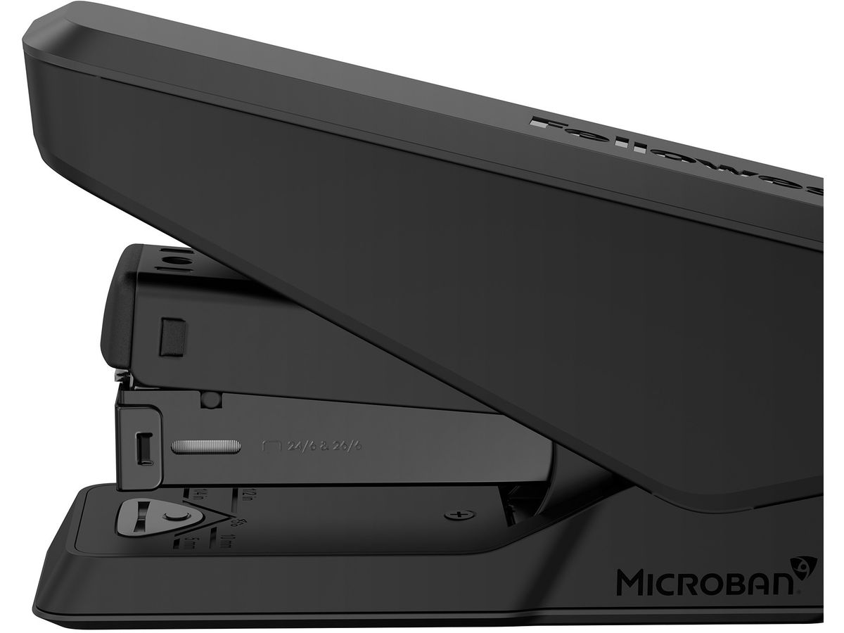 FELLOWES Cucitrice EasyPress LX840 5012901 Microban, nero 25 fogli (0043859776603)