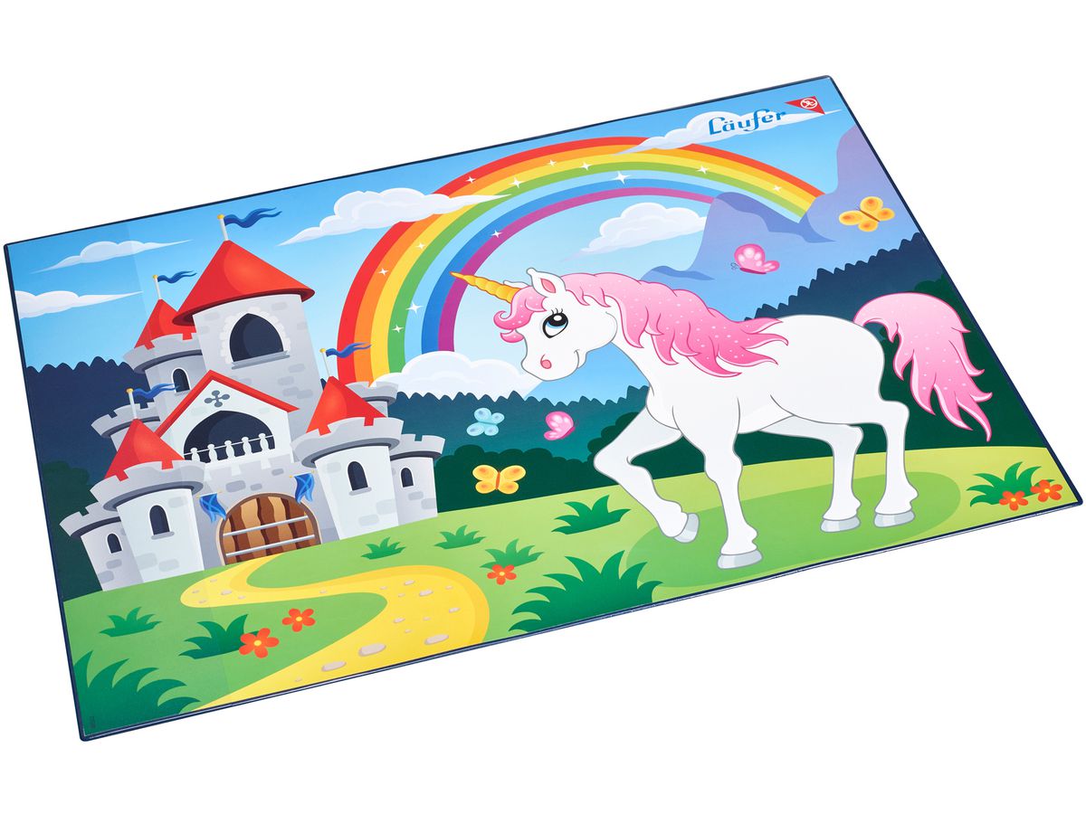 LÄUFER Schreibunterlage 46653 Einhorn 53x40cm (4006677466534)
