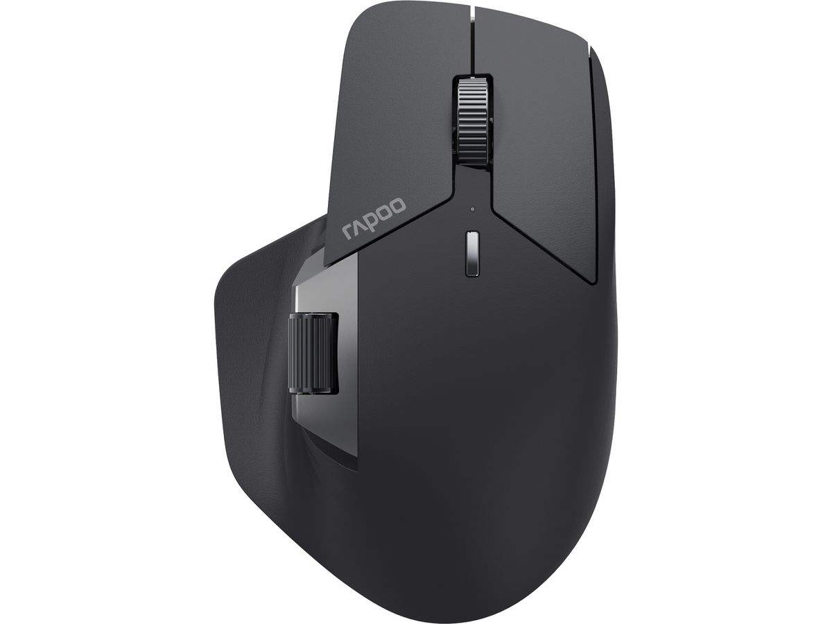 RAPOO MT760M Wireless Mouse Black 12530 Multi-Mode (6940056125309)