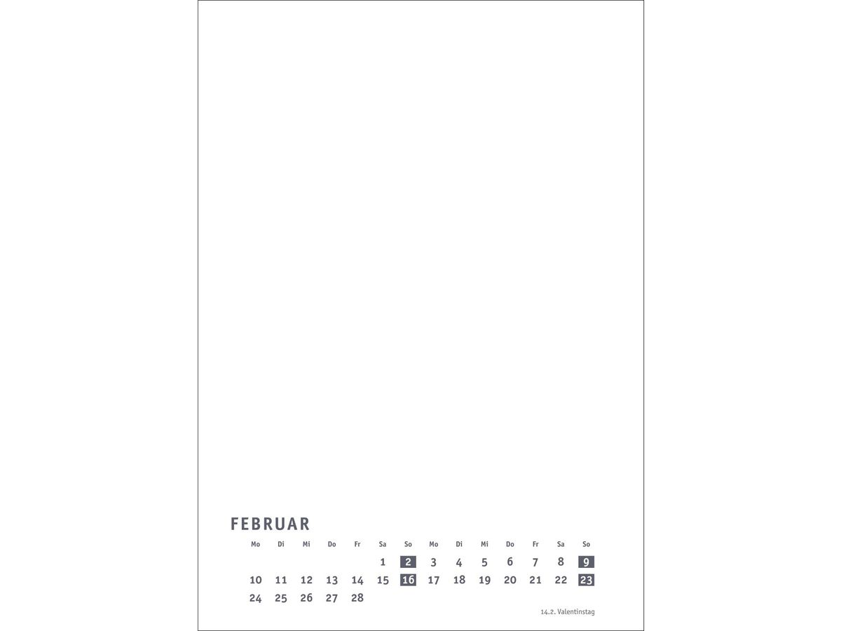 HEYE Bastelkalender 2026 23497+26 weiss 21x29.7cm (9783756412150)