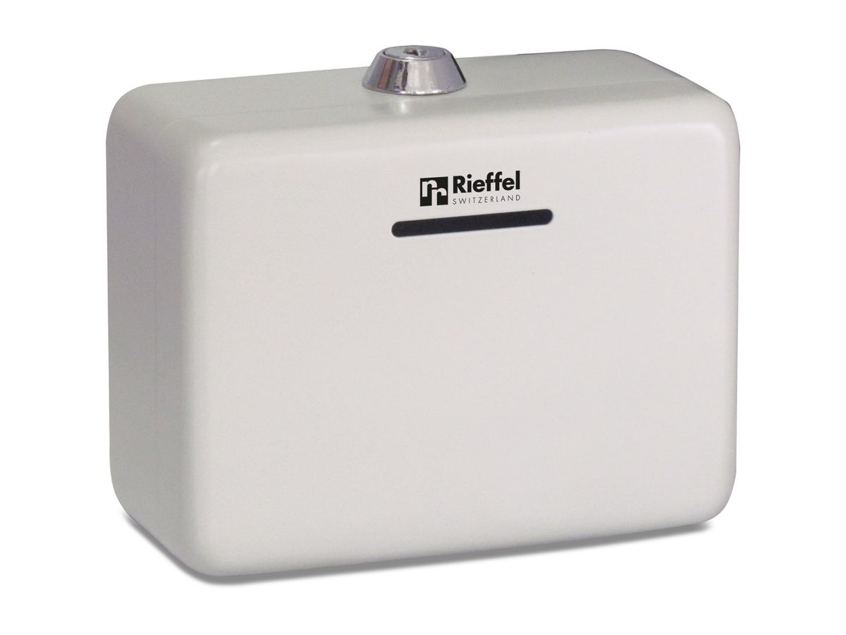 RIEFFEL SWITZERLAND Geldkassette KIKA-DEPOT 12,5x6x9,5cm grauweiss (7630010419566)