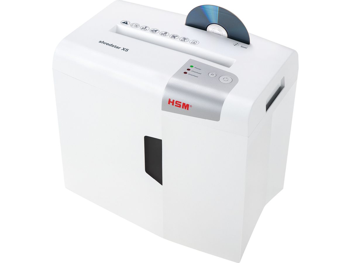 HSM Aktenvernichter shredstar X5 1043121 P-4, 18lt (4026631057721)