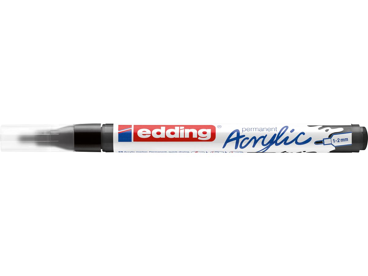 EDDING Acrylmarker 5300 1-2mm 5300-901 black (4057305025906)