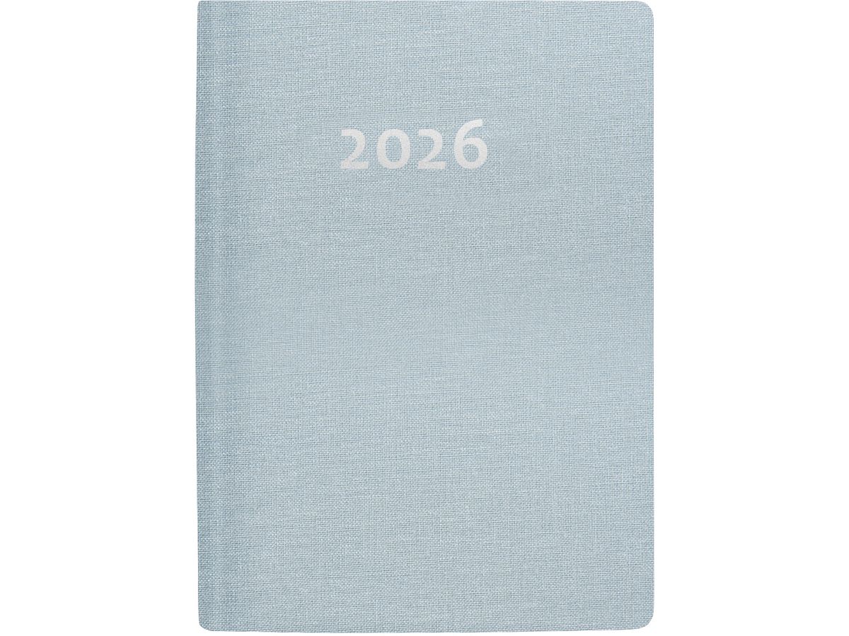 BIELLA Taschenagenda Memento 2026 825401060026U 1W/2S hellblau ML 10.1x14.2cm (7611365525584)