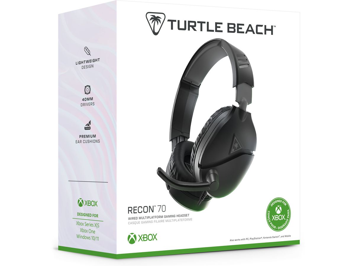 TURTLE BEACH Ear Force Recon 70X Black TBS-2001-05 Headset, Xbox SeriesX (0731855020003)