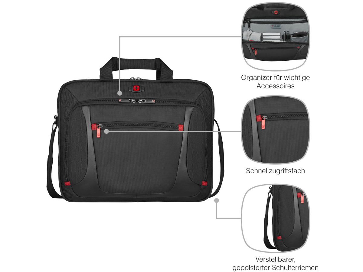 WENGER Sensor B-600643 Zippered Padfolio (7613329008010)