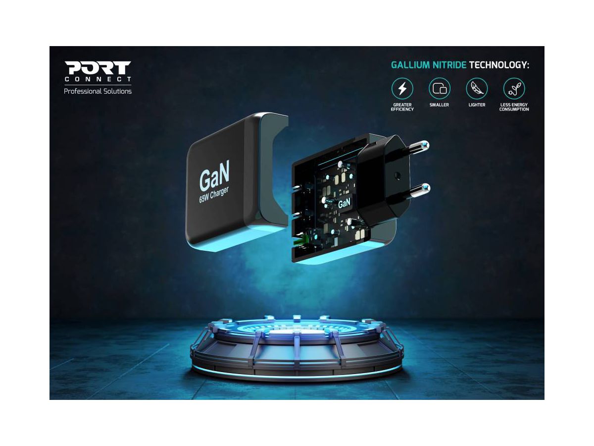 PORT PowerSupply 65W Type C 900106 GaN Charger (3567042030459)
