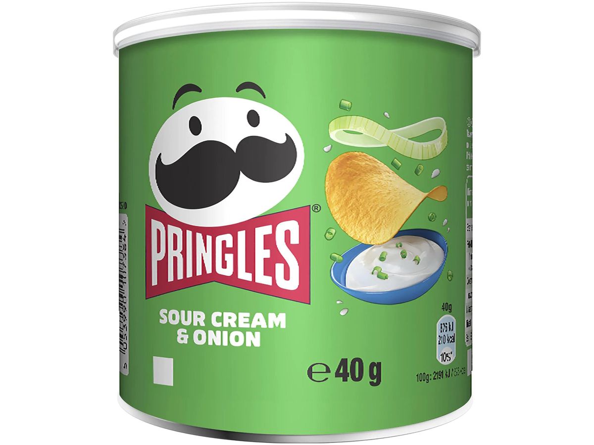 PRINGLES Chips Sour Cream & Onion 20200020 12 x 40 g (5053990107629)