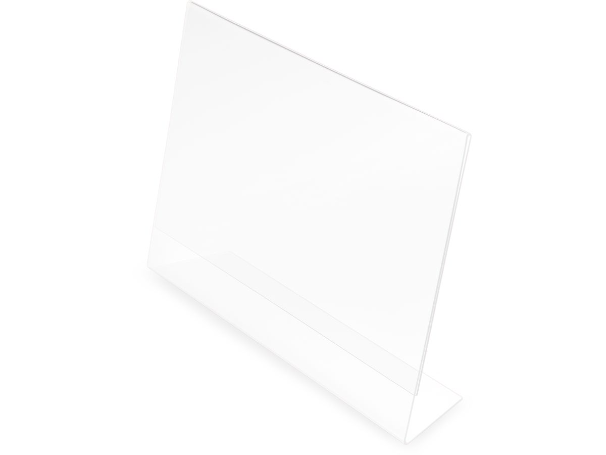 DEFLECTO Display tavolo Classic Image 480401 A7, trasversale, inciso (0079916026749)