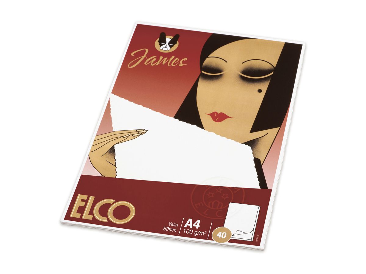 ELCO Blocco appunti Velin A4 71311.10 bianco 40 fogli (7610425365702)