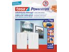 TESA Powerstrips Bilder-Nagel 580310002 weiss, Kapazität 1kg 2 Stück (4042448105707)