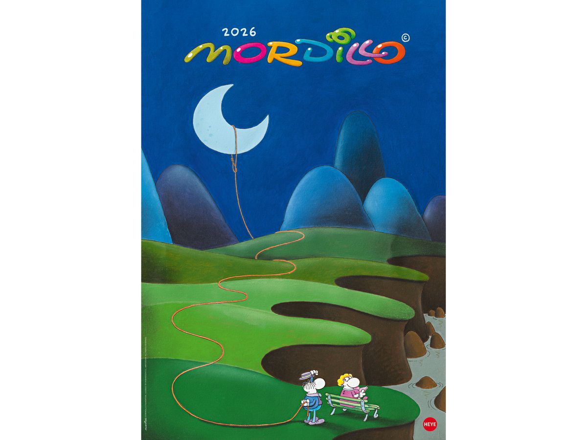 HEYE Bildkalender 2026 1200+26 Mordillo DE 37x53.5cm (9783756409488)