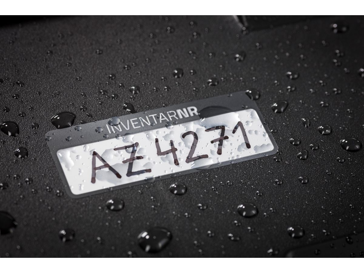 AVERY ZWECKFORM Etichette inventare 50x20mm 6905 nero, Polyester 10fl.50pz. (4004182069059)