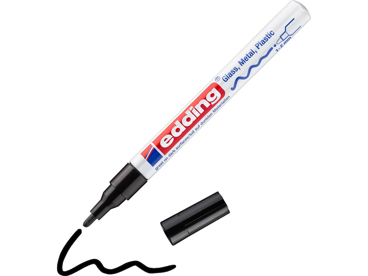 EDDING Paintmarker 751 CREA 1-2mm 751-1 CREA nero (4004764953202)