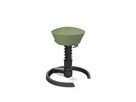 AERIS Tabouret Swopper 101STBKBKCP3 noir/vert, avec pied (4250200418020)