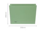 BIELLA Vertikalmappe A4 25542430U grün 240g 100 Stück (7611365217342)