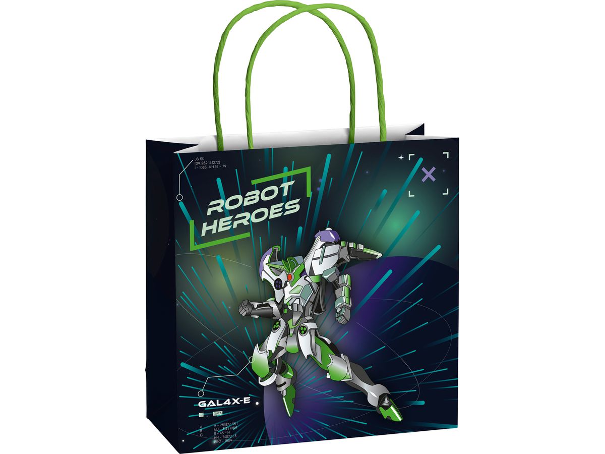 STEWO Geschenktasche Robot 2543517799 blau dunkel 20x8x20cm (7630050883907)